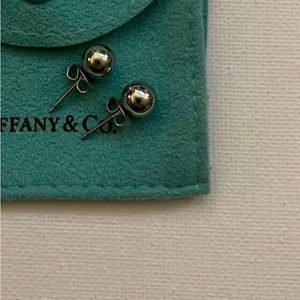 Tiffany & Co Sterling Silver SmallBall Earrings